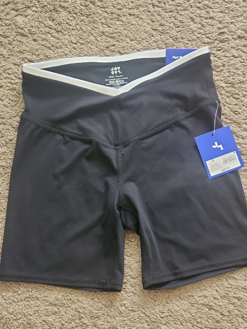 JoyLab High-Rise Womens Bike Shorts Lot Of 3 in Pink and Black NEW NWT Small - Picture 2 of 14